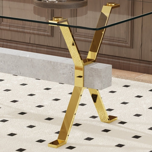 Aurelia Glass Dining Table