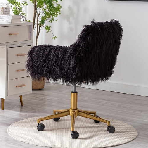 LumiFluff Swivel Vanity & Desk Chair