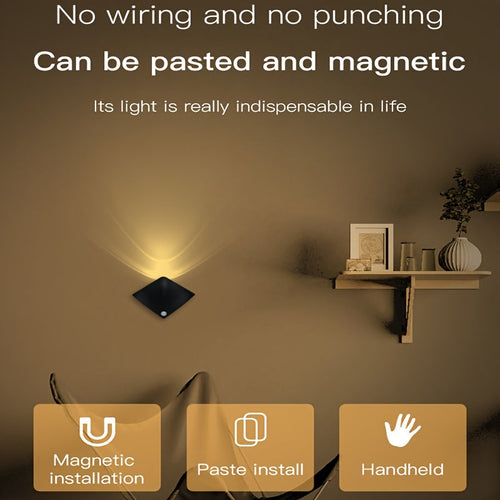 Motion Sensing Modern Wall Lamp – Smart Ambient Lighting for Bedroom & Porch