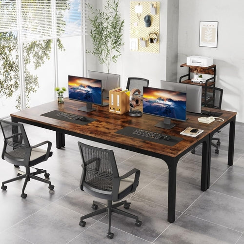 Double Workspace Executive Desk