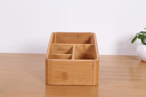 Aurea Bamboo Office Storage Caddy