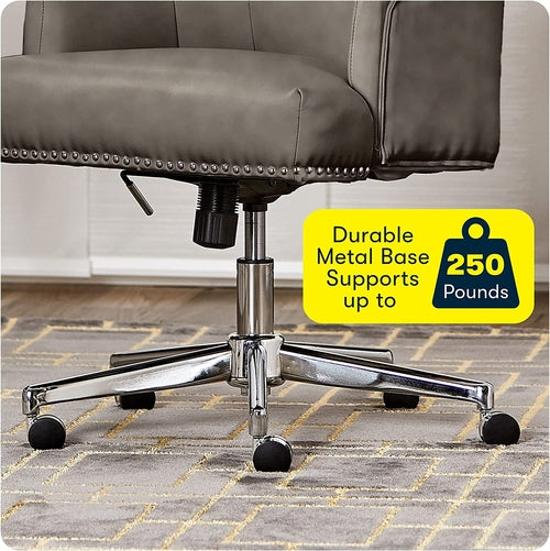 Cortona Bonded Leather Office Chair By Serta