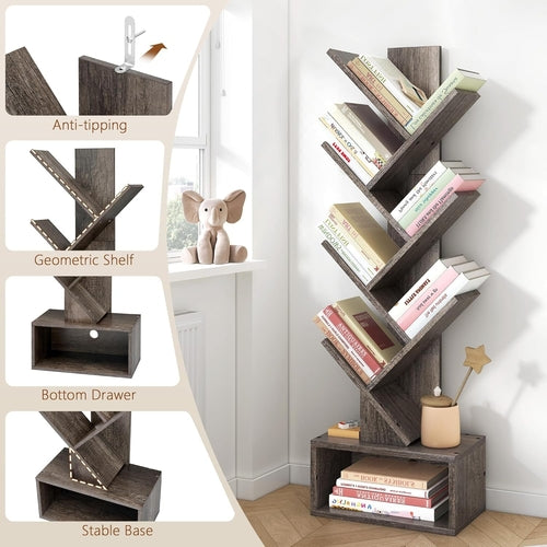 Tree Bookshelf 6 Tier