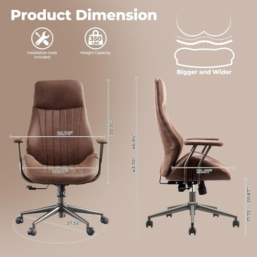 Ergonomic High-Back Office Chair