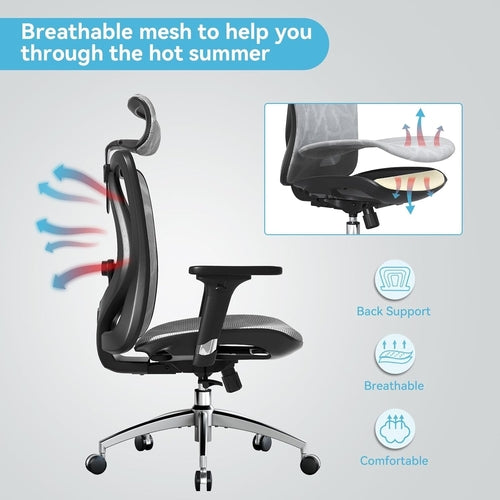 ErgoLift Grey Office Chair