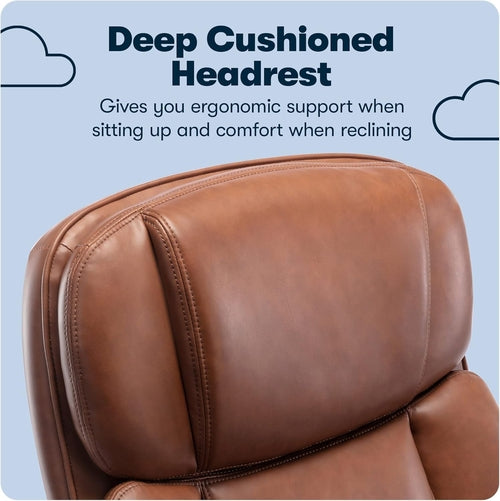 Fairbanks Luxe High-Back Cognac Executive Chair