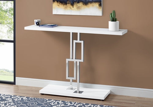 Luma Chrome Console Table