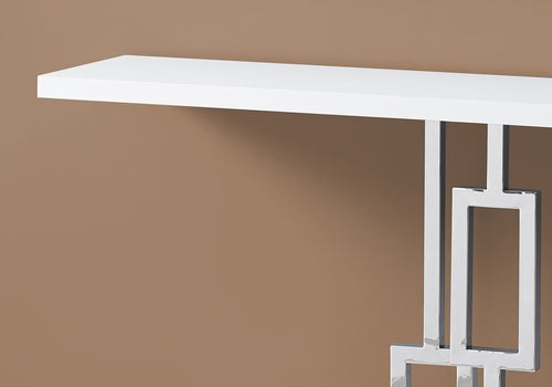 Luma Chrome Console Table