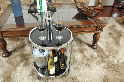 Verona Chrome End Table