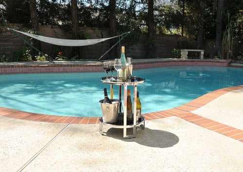 Verona Chrome End Table