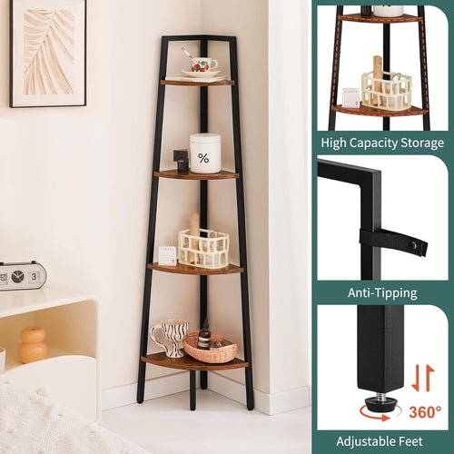 Corner Ladder Bookshelf
