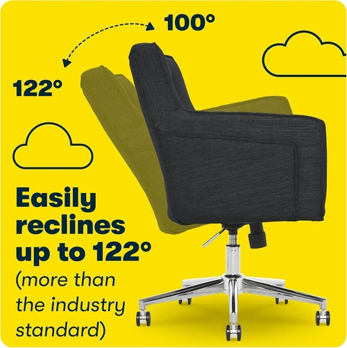 Mid-Century Memory Foam Office Chair