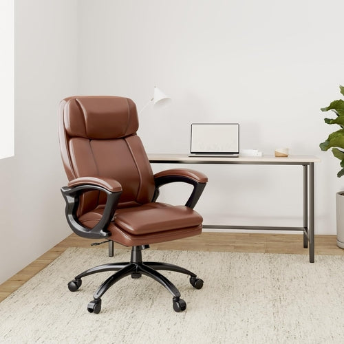 Fairbanks Luxe High-Back Cognac Executive Chair