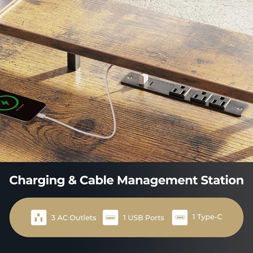 ApexRise 59" L-Shaped Electric Standing Desk