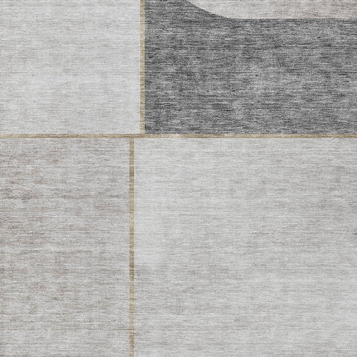 Abstract Washable Indoor/Outdoor Rug