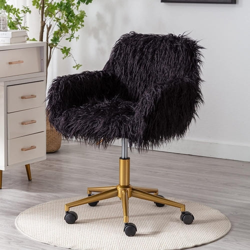 LumiFluff Swivel Vanity & Desk Chair