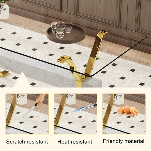 Aurelia Glass Dining Table