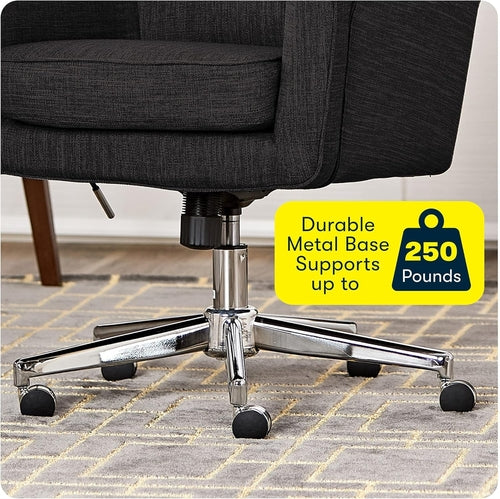 Mid-Century Memory Foam Office Chair