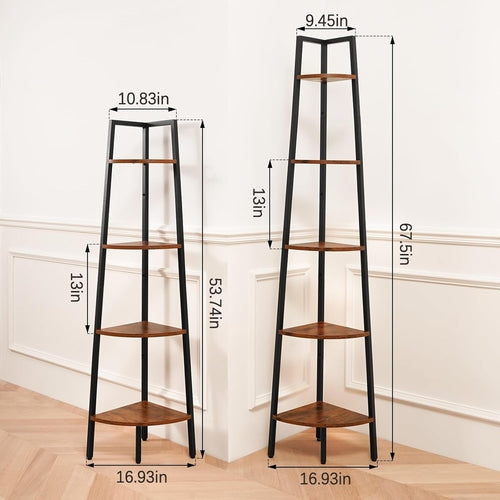 Corner Ladder Bookshelf