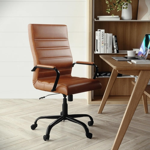 Whitney High-Back Leather Soft Executive Desk Chair