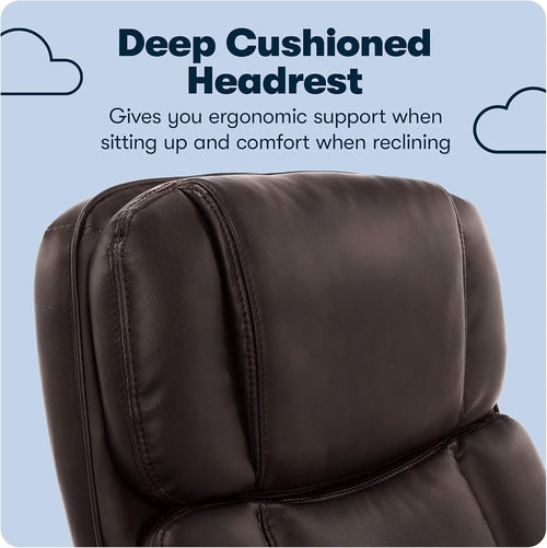 Fairbanks Grand Executive Chair — Big & Tall High-Back Leather Office Seat