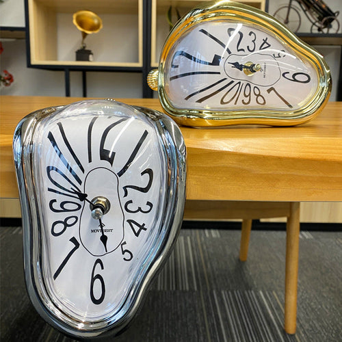 Surrealist Melting Wall Clock