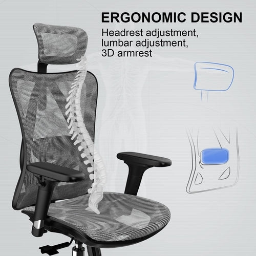 ErgoLift Grey Office Chair