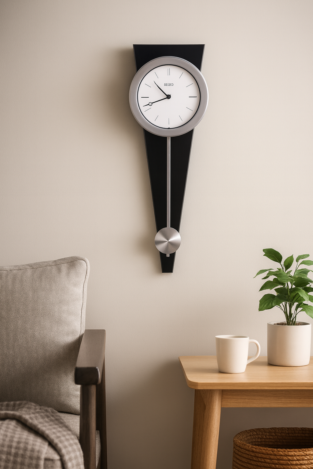 Contemporary Pendulum Wall Clock