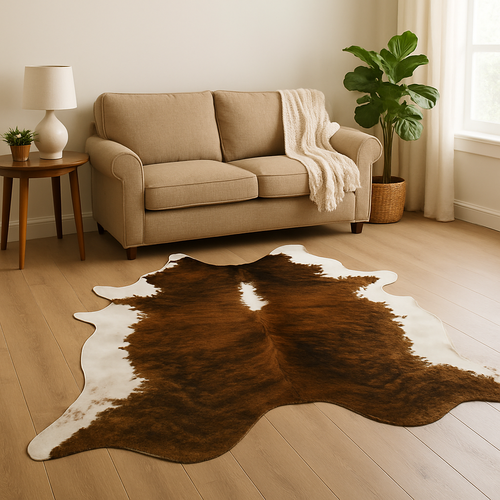 Classic Brindled Cowhide Rug