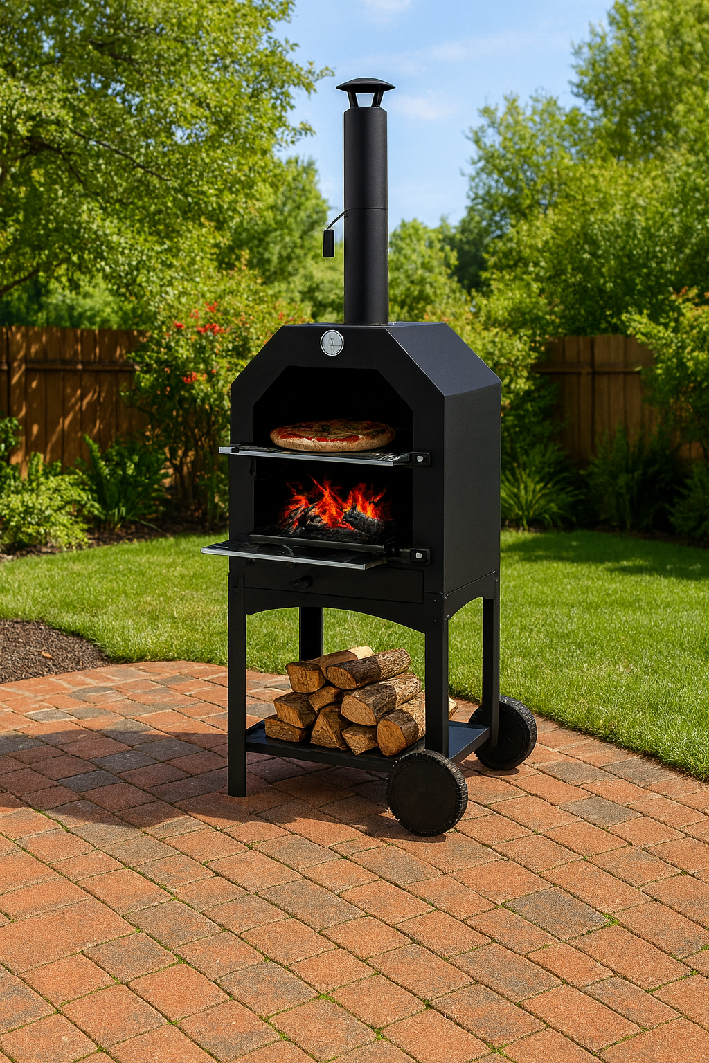 Embercraft 3-in-1 Wood-Fired Oven and Grill