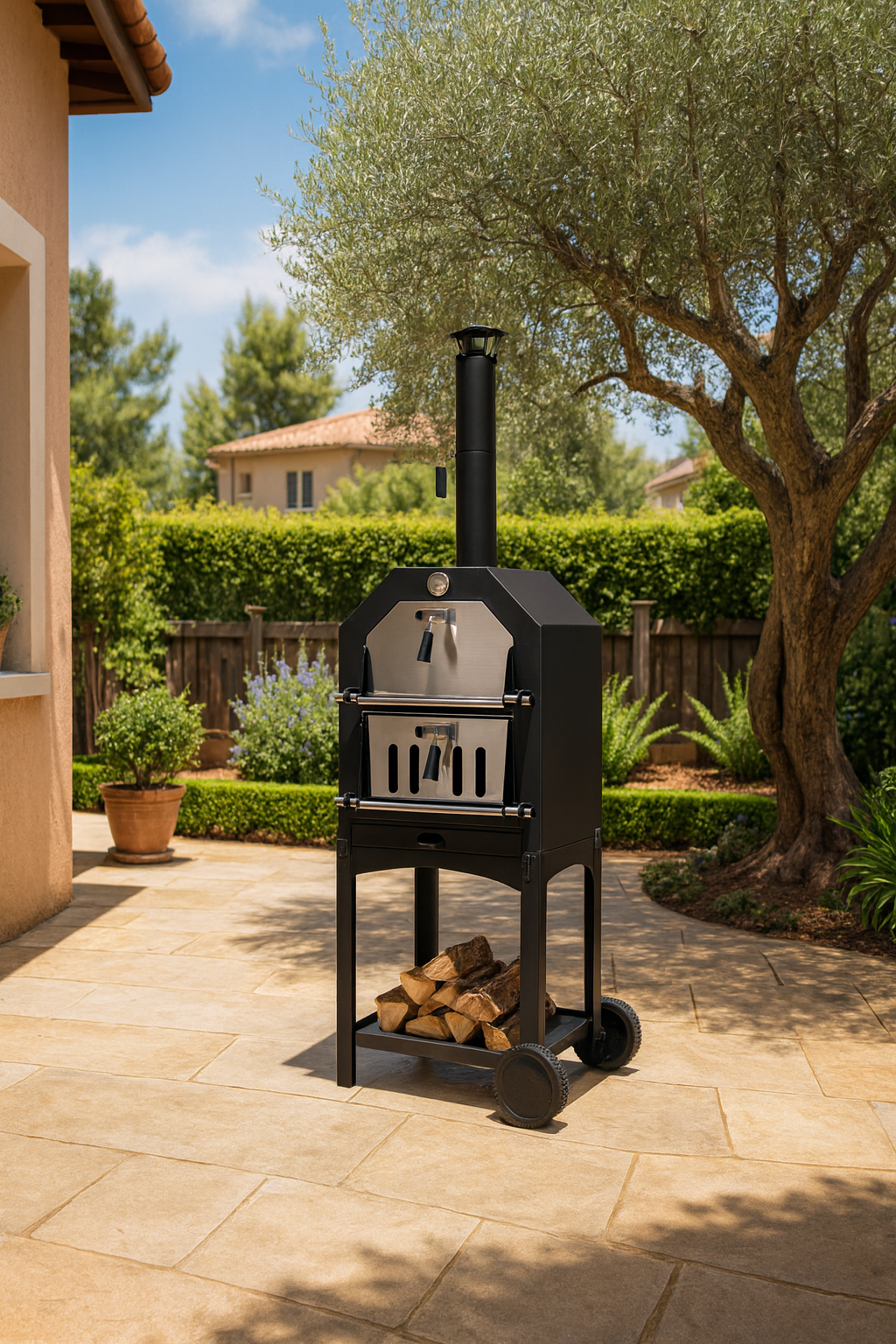 Embercraft 3-in-1 Wood-Fired Oven and Grill