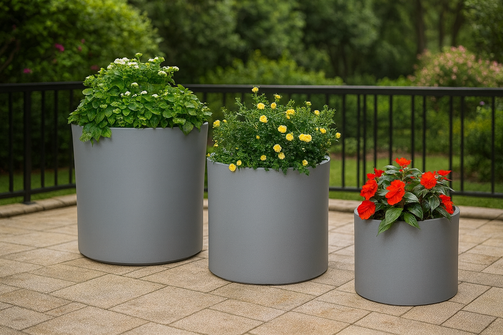 Greystone Trio Stackable Planter Set