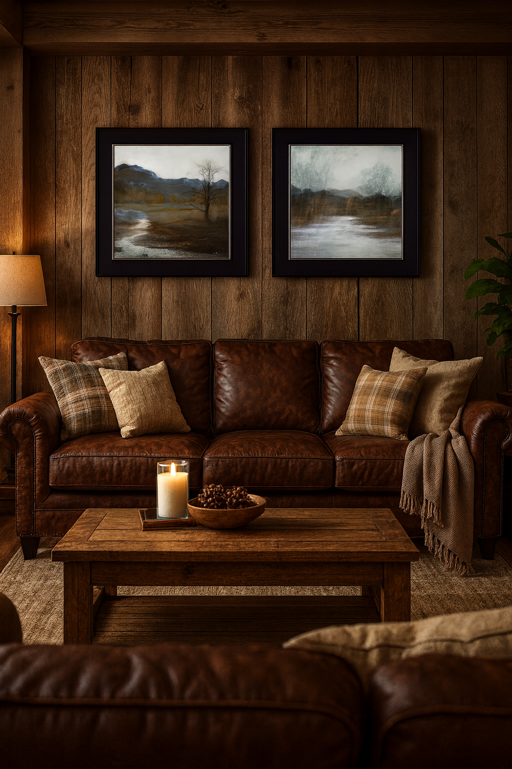 Winter Landscape Wall Art Set