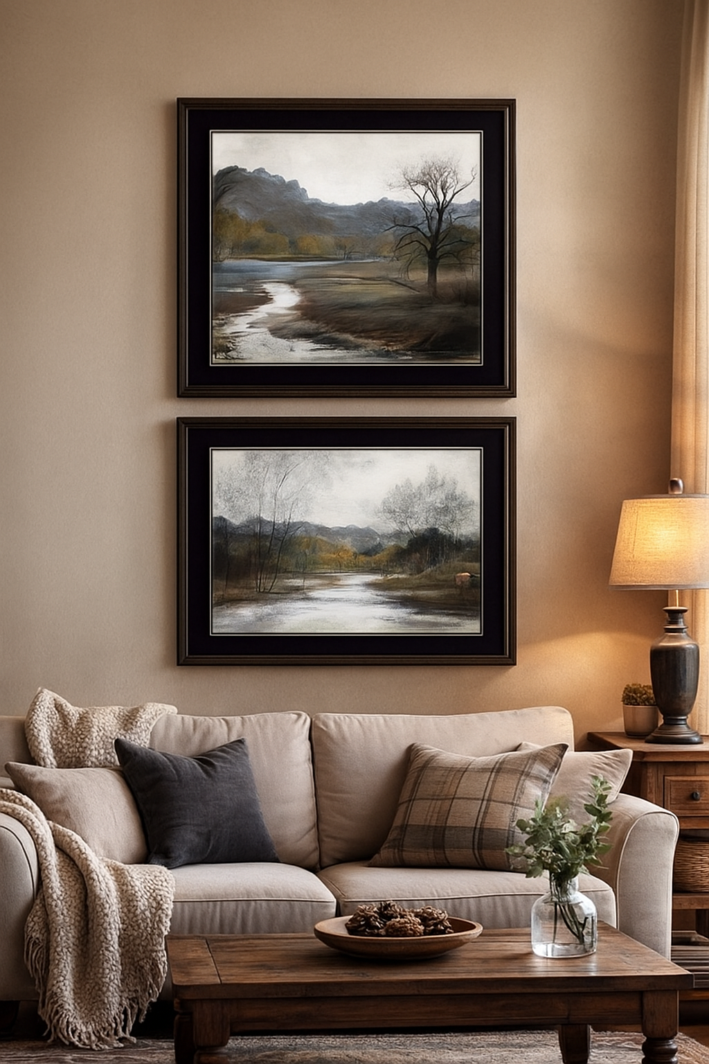 Abstract Floral Wall Art Set