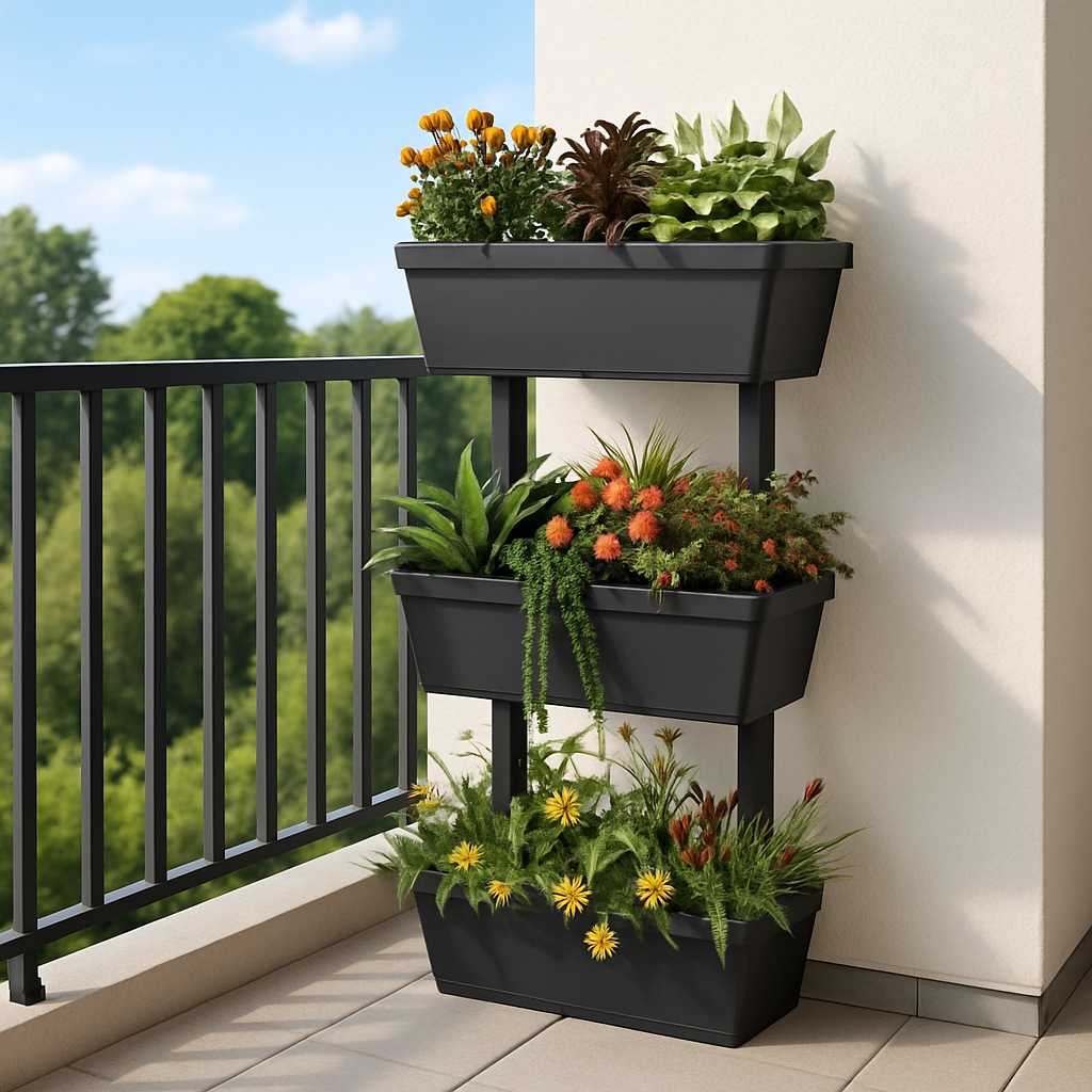Verticora 3-Tier Modern Garden Tower