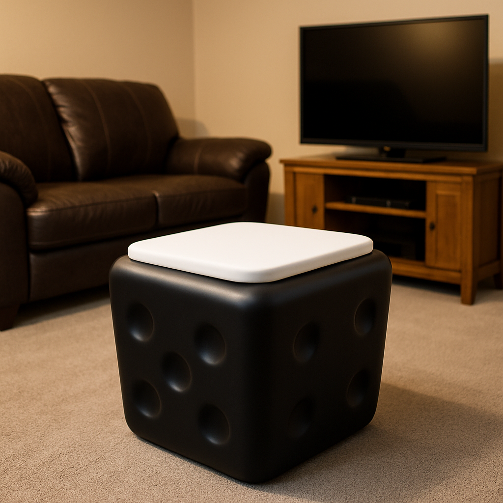Unbreakable Dice Sitting Stool