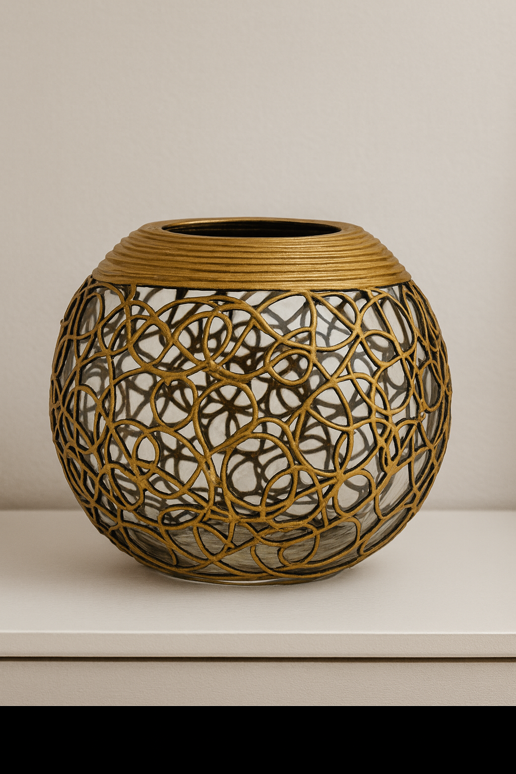 Hand-Painted Glass Vase Collection – Unique Artistic Home Décor