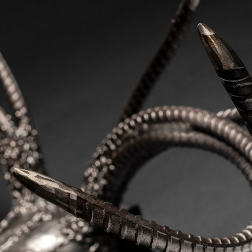 “The End” European Deer Mount – Eight Point Buck Skull Sculpture