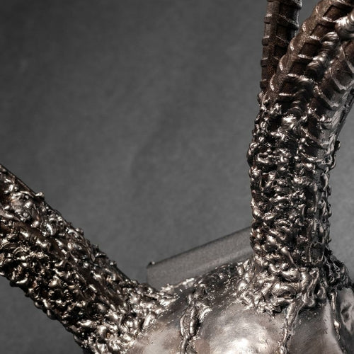 “The End” European Deer Mount – Eight Point Buck Skull Sculpture