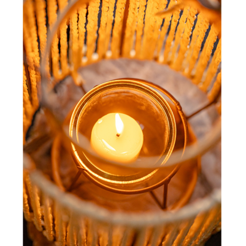 Portable Rope Lantern Candle Holder