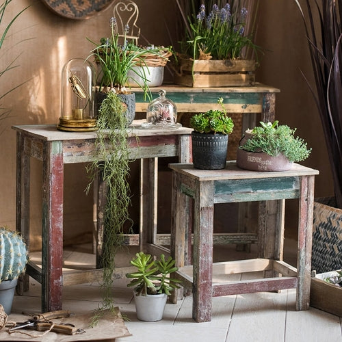 KaleidoWood Tiered Plant Stand Collection