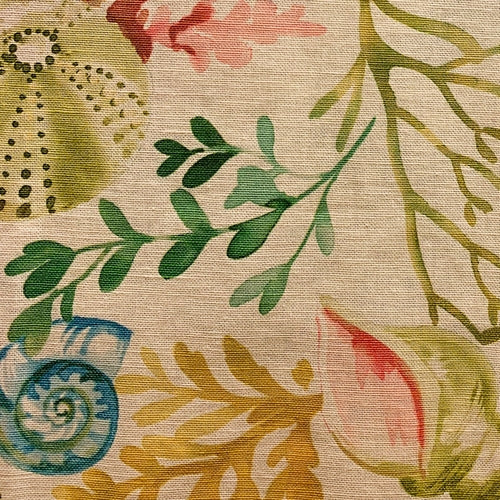 Under the Sea Floral Luxury Throw Pillow