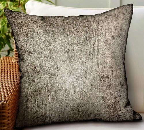 Brown Solid Luxury Indoor/Outdoor Throw Pillow