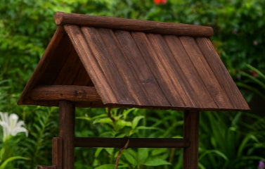 Rustic Wishing Well Water Fountain