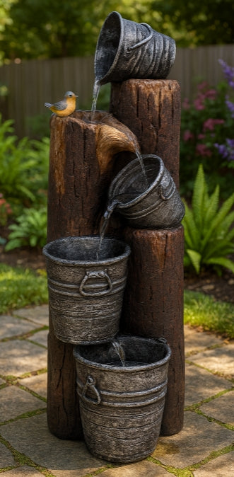 Cascade Haven Solar Fountain