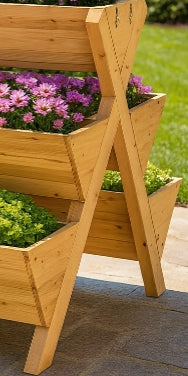 Terraced Aster Fir Wood Garden Tower