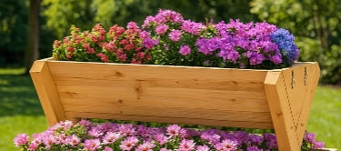 Terraced Aster Fir Wood Garden Tower