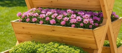 Terraced Aster Fir Wood Garden Tower