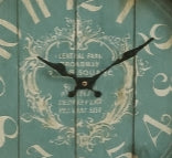 Vintage Nautical Wall Clock with Distressed Metal Frame