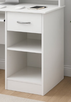 Contemporary White Workspace Desk